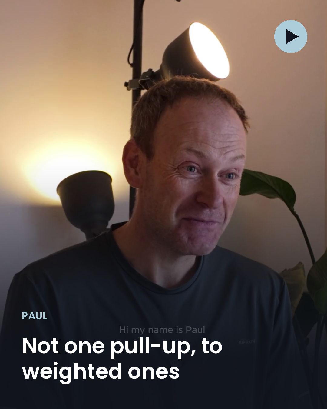 Paul: Not one pull-up, to weighted ones
